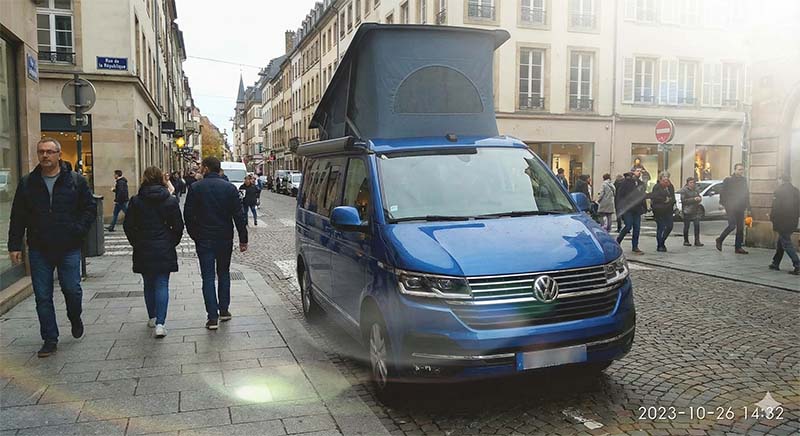 VW California vor der Bearbeitung
